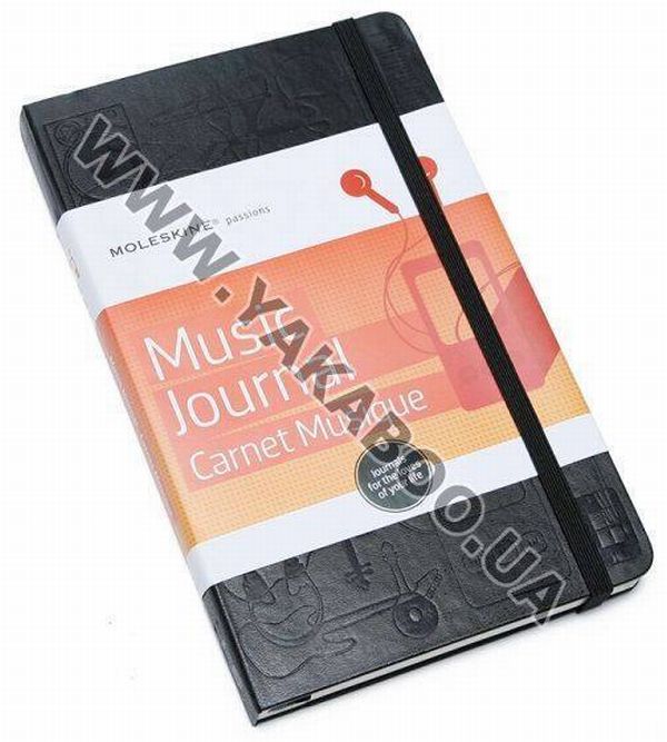  «Записная книжка Moleskine Passion Книга музыки (PHMS3A#978-88-6293-320-9)», бренда Moleskine - фото №1