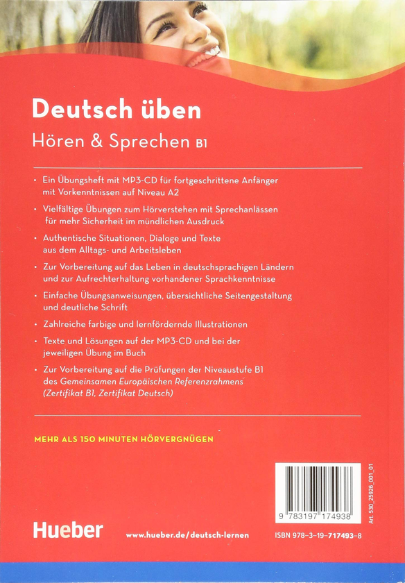 Бумажная книга «Deutsch üben Hören & Sprechen B1: Buch mit MP3-CD», автор Аннели Биллина - фото №1
