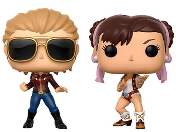 «Коллекционная фигурка Funko POP! Marvel vs. Capcom Infinite Captain Marvel vs Chun-Li (FK22767)», бренда Funko Pop - фото №1