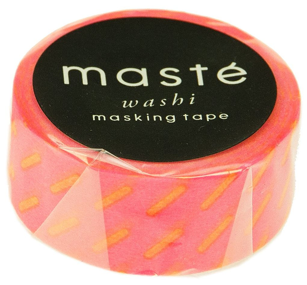  «Скотч Maste Basic Neon pink Lines (MST-MKT08-PK)» - фото №1