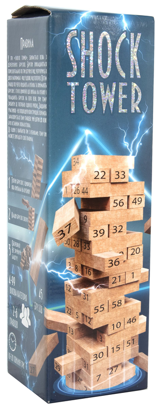 «Настольная игра Strateg Shock Tower (30858)», бренда Strateg - фото №1