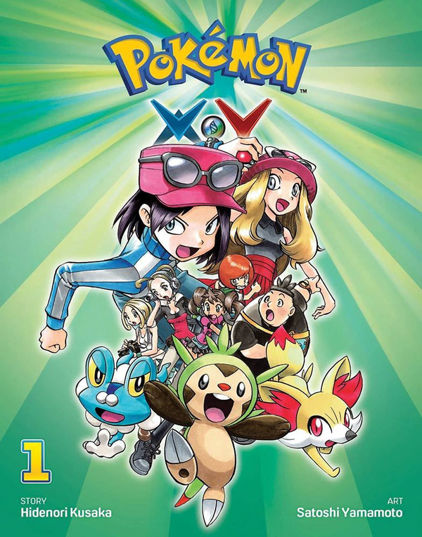 Бумажная книга «Pokemon X•Y.  Volume 1», автор Хидэнори Кусака - фото №1