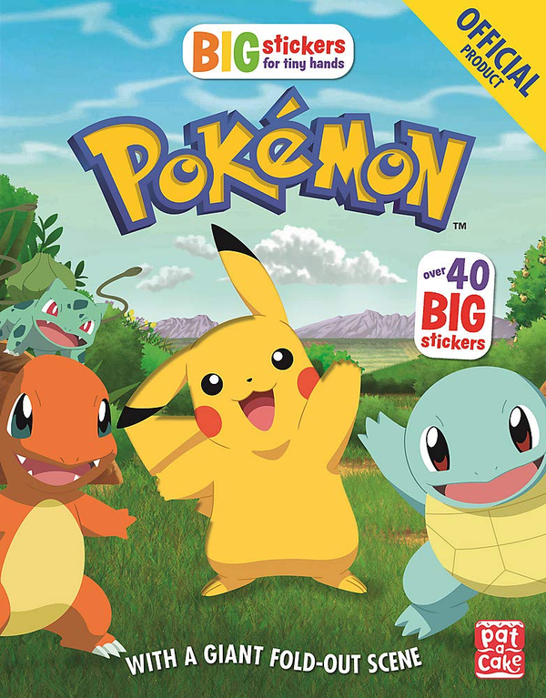 [object Object] «The Official Pokemon Big Stickers for Tiny Hands» - фото №1