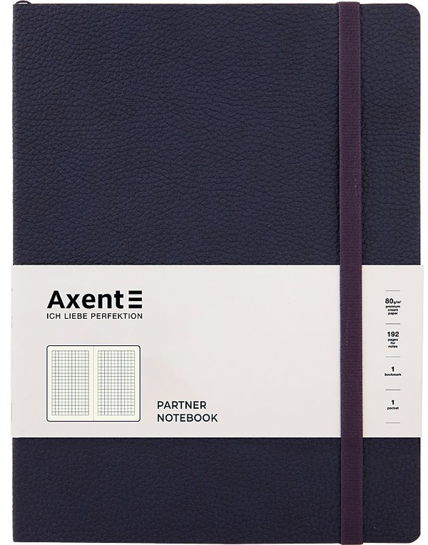  «Книга записная Axent Partner Soft L Синяя (8615-02-a)», бренда Axent - фото №1