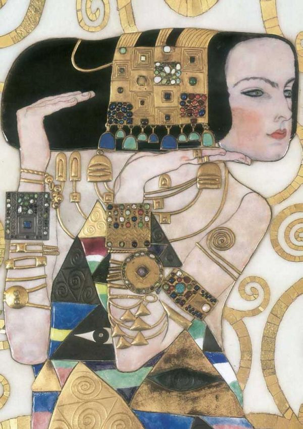  «Открытка Tushita Gustav Klimt Fries Tanzerin nah», бренда Tushita - фото №1