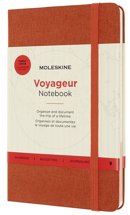  «Блокнот Moleskine Voyageur Medium Червоний Гібіскус (VN002F6)», бренду Moleskine - фото №1