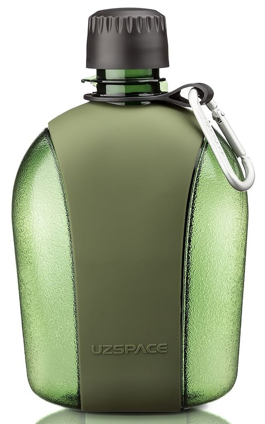  «Фляга Uzspace 950 мл зеленая (6016green)», бренда Uzspace - фото №1