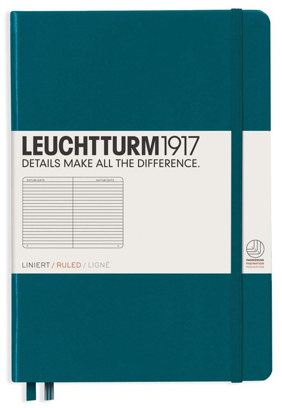 «Блокнот Leuchtturm1917 в линию Тихоокеанский зеленый (359692)», бренда Leuchtturm1917 - фото №1