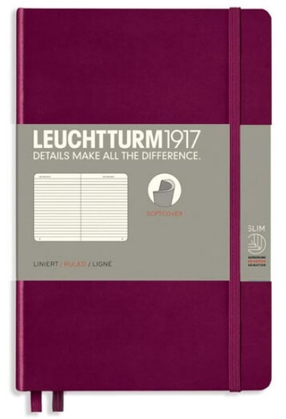  «Блокнот Leuchtturm1917 Composition Линия Винный (359672)», бренда Leuchtturm1917 - фото №1