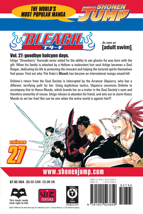 Бумажная книга «Bleach. Volume 27», автор Тайто Кубо - фото №1