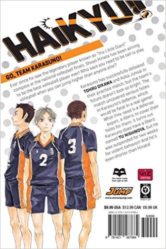 Паперова книга «Haikyu!! Volume 3», автор Харуічі Фурудате - фото №1