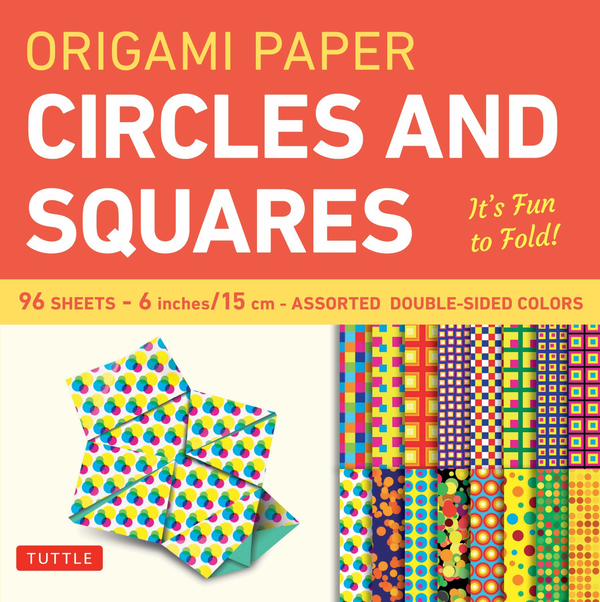 Бумажная книга «Origami Paper. Circles and Squares. 96 Sheets. 15 cm» - фото №1