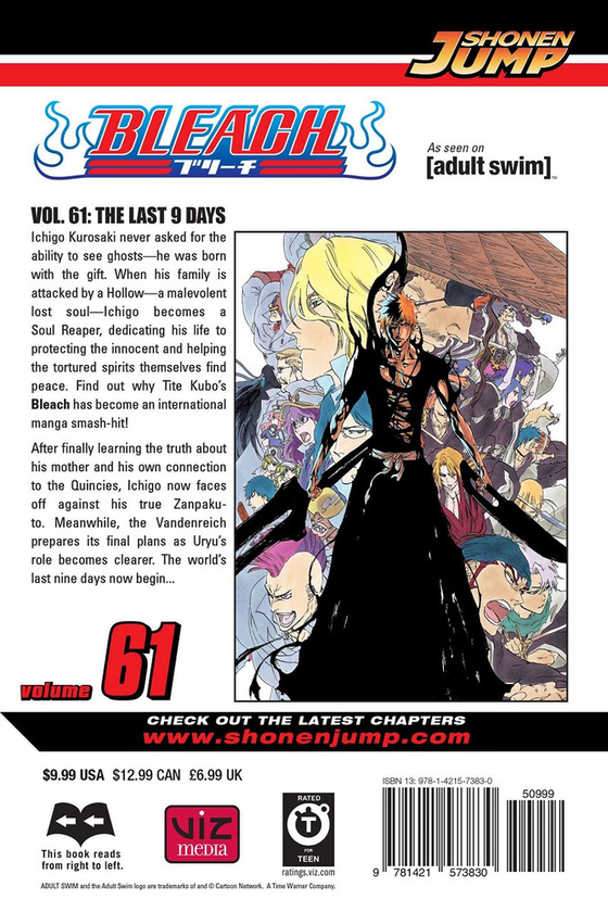 Паперова книга «Bleach. Volume 61», автор Тайто Кубо - фото №1