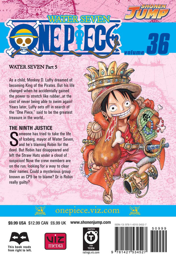 Паперова книга «One Piece. Volume 36», автор Еїтіро Ода - фото №1