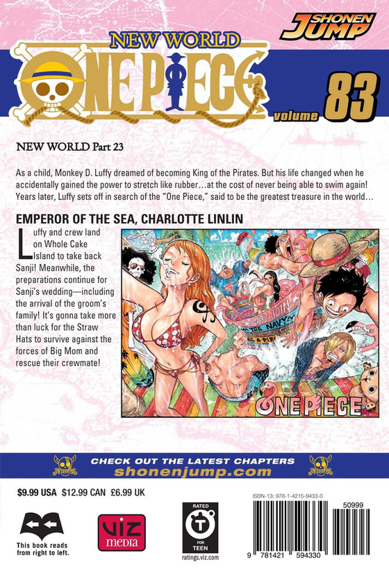 Паперова книга «One Piece. Volume 83», автор Еїтіро Ода - фото №1