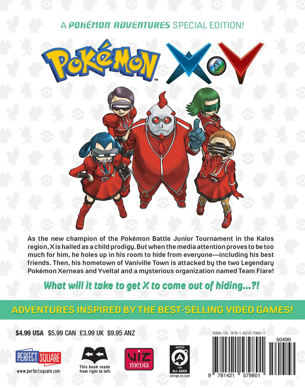Бумажная книга «Pokemon X•Y.  Volume 1», автор Хидэнори Кусака - фото №1