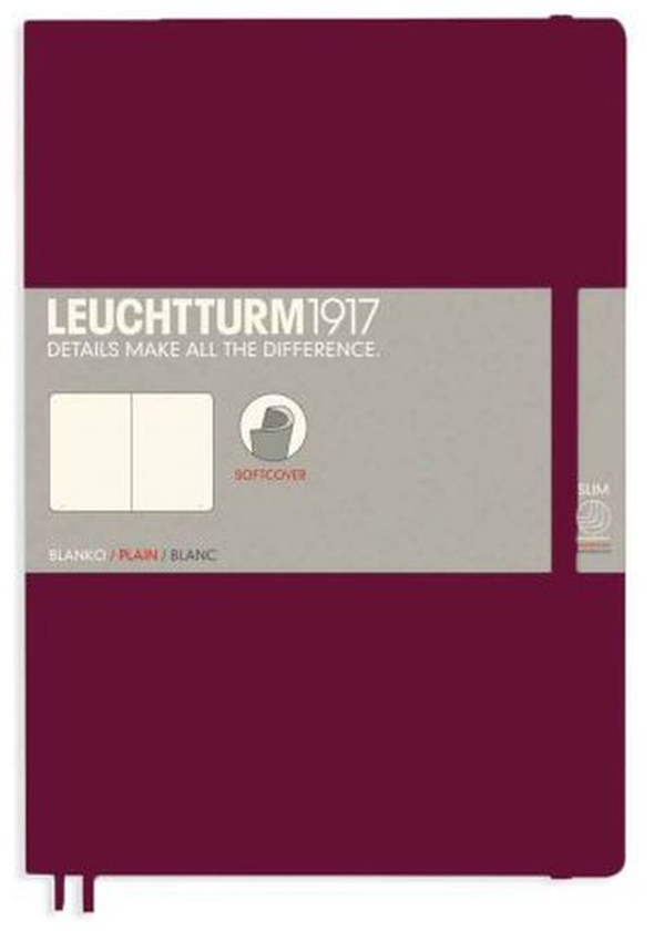  «Блокнот Leuchtturm1917 Composition Чистые листы Винный (359674)», бренда Leuchtturm1917 - фото №1