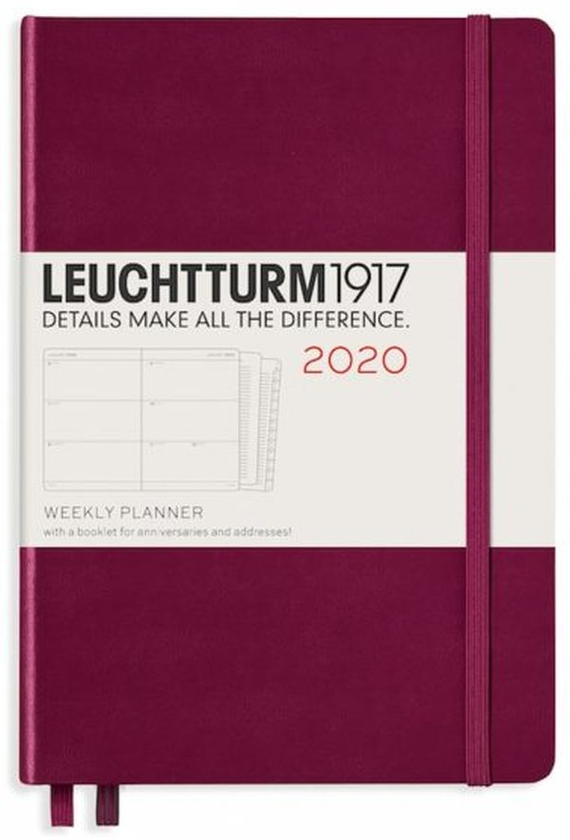  «Еженедельник Leuchtturm1917 2020 Винный (359992)», бренда Leuchtturm1917 - фото №1