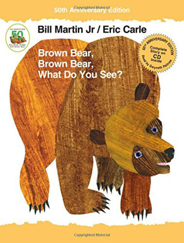 Бумажная книга «Brown Bear, Brown Bear, What Do You See?», автор Билл Мартин - фото №1