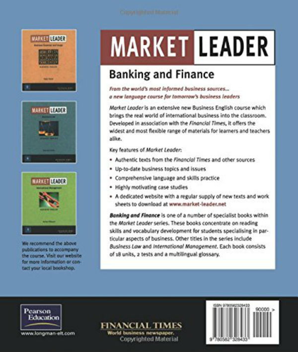Бумажная книга «Market Leader - Banking and Finance», авторов Кристин Джонсон, Кит Пилбэм - фото №1