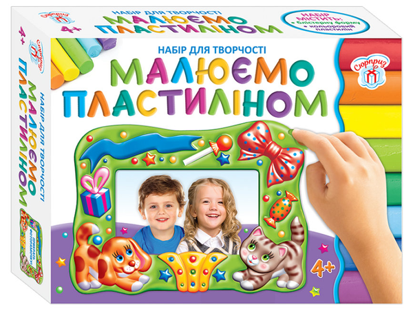  «Малюємо пластиліном №2 Ranok-Creative Песик та кіт (15100452У)», бренда Ranok-Creative - фото №1