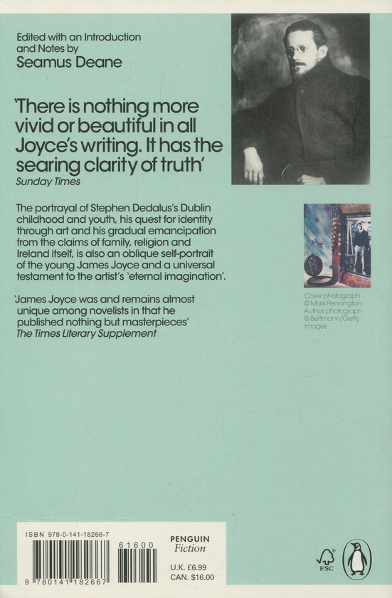 Бумажная книга «A Portrait of the Artist as a Young Man», автор Джеймс Джойс - фото №1