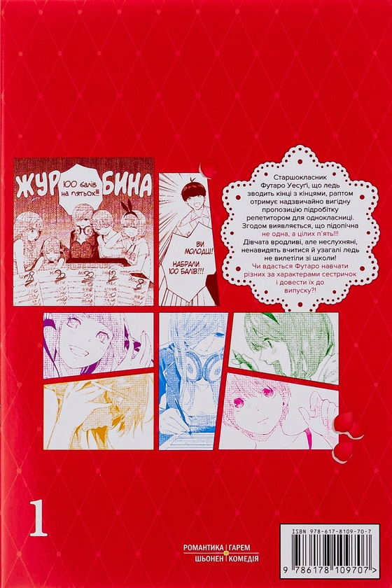 [object Object] «П’ять наречених-близнят. Том 1», автор Неги Харуба - фото №2 - миниатюра