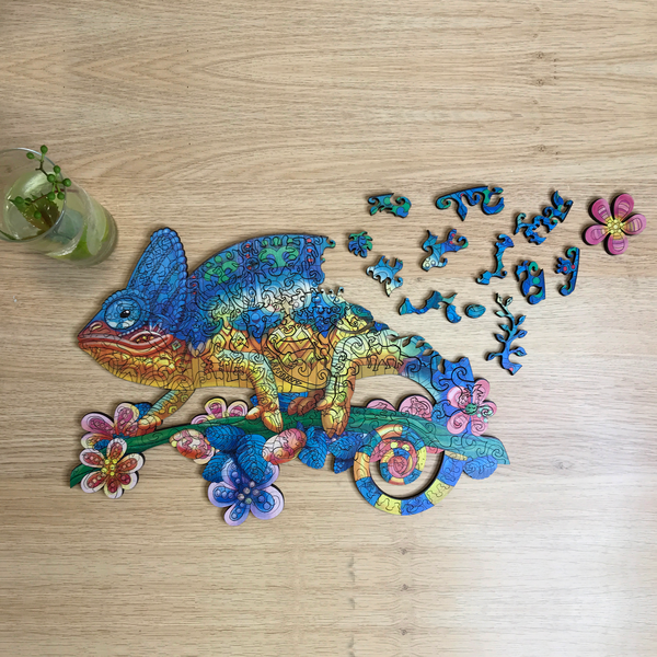  «Пазл Go Puzzle Приключения меняющегося Хамелеона (020)», бренда Go Puzzle - фото №1