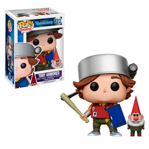  «Коллекционная фигурка Funko Pop! Pop TV Trollhunters Тобиас Домзальски в Броне (FK14398)», бренда Funko Pop - фото №1