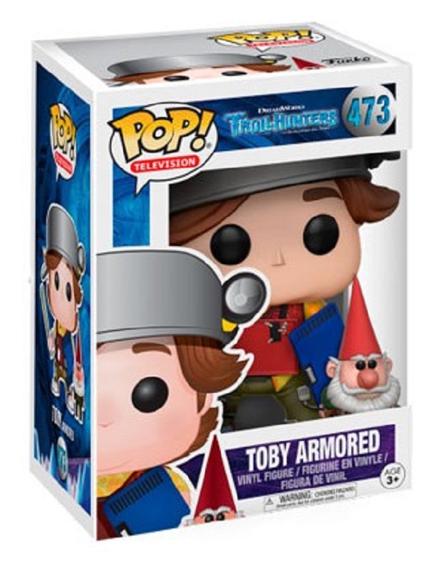  «Коллекционная фигурка Funko Pop! Pop TV Trollhunters Тобиас Домзальски в Броне (FK14398)», бренда Funko Pop - фото №1