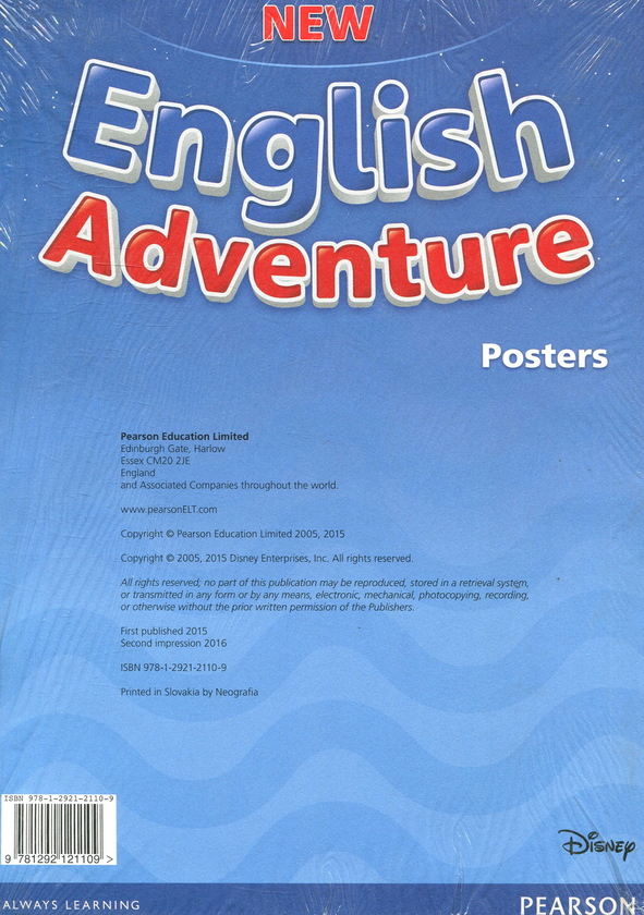 Паперова книга «New English Adventure Starter A Posters» - фото №1