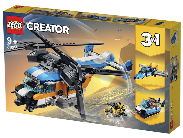 «Конструктор LEGO Creator Двухроторный вертолет (31096)», бренда LEGO - фото №1