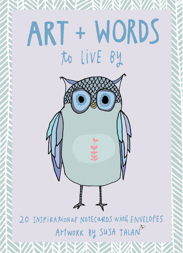 Паперова книга «Art + Words to Live By Note Cards» - фото №1