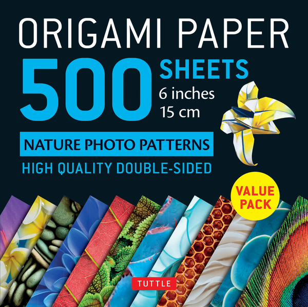 Паперова книга «Origami Paper. 500 sheets. Nature Photo Patterns. 15 cm» - фото №1