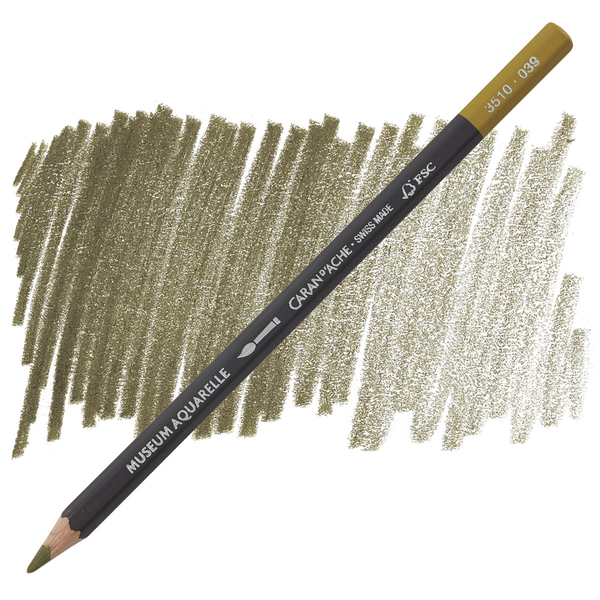  «Олівець Caran d'Ache Museum Aquarelle Olive Brown (3510.039)», бренду Caran d'Ache - фото №1