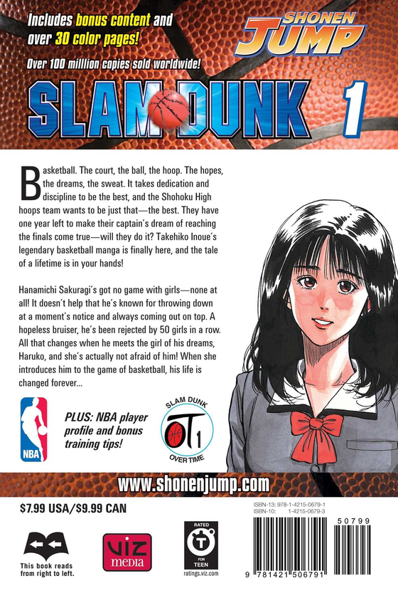 Бумажная книга «Slam Dunk. Volume 1», автор Такэхико Иноуэ - фото №1
