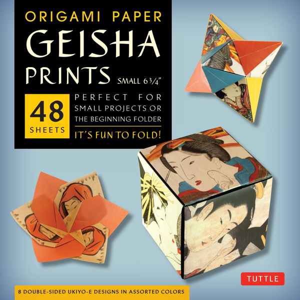 Бумажная книга «Origami Paper. Geisha Prints. 48 Sheets» - фото №1