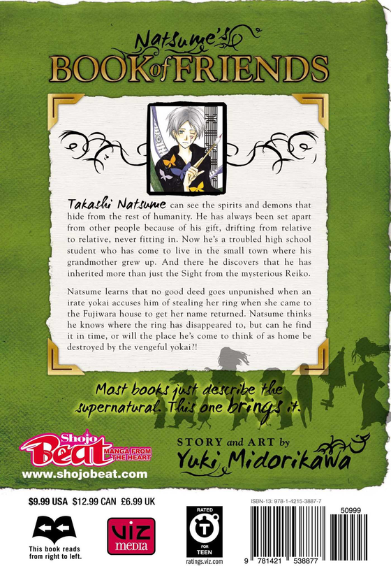 Паперова книга «Natsume’s Book of Friends. Volume 9», автор Юкі Мідорікава - фото №1