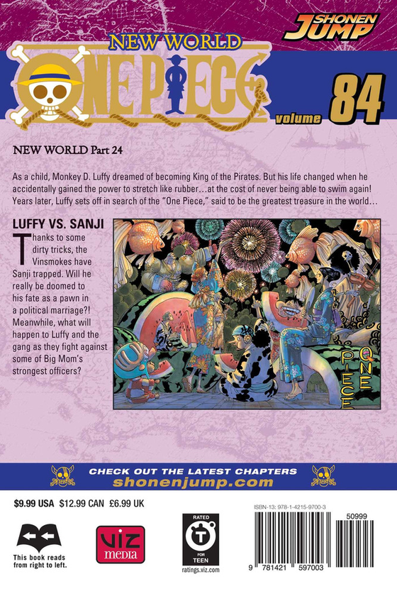 Паперова книга «One Piece. Volume 84», автор Еїтіро Ода - фото №1