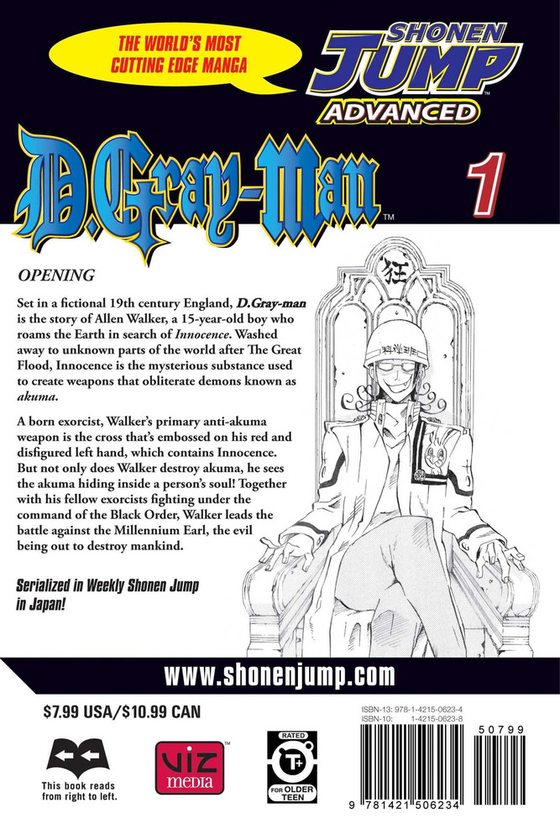 Книга «D.Gray-man. Volume 1» – Кацура Хосино, купить по цене 717