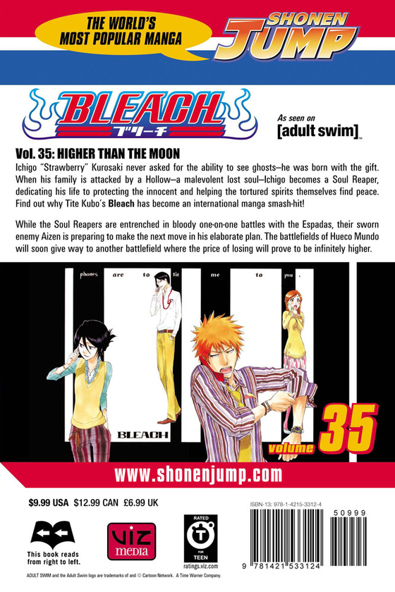 Паперова книга «Bleach. Volume 35», автор Тайто Кубо - фото №1