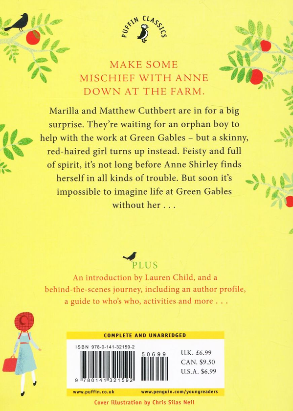 Бумажная книга «Anne of Green Gables», автор Люси Мод Монтгомери - фото №1