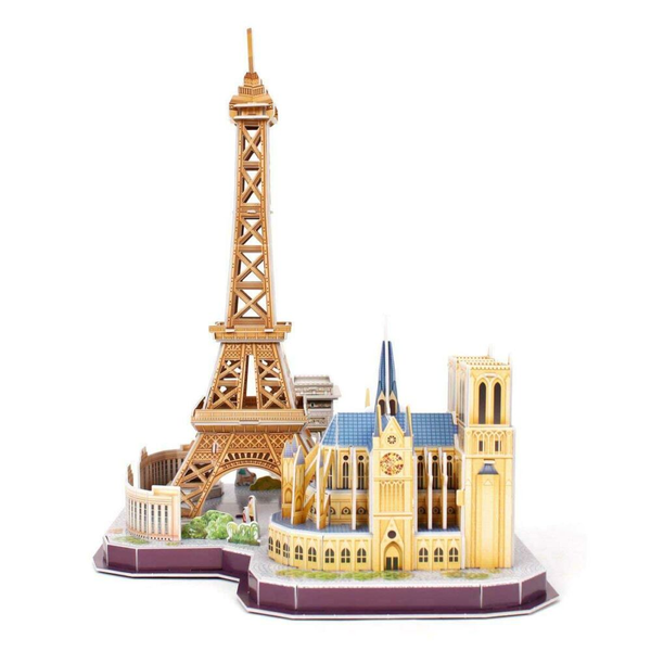  «Тривимірна головоломка-конструктор CubicFun City Line Paris (MC254H)», бренда CubicFun - фото №1