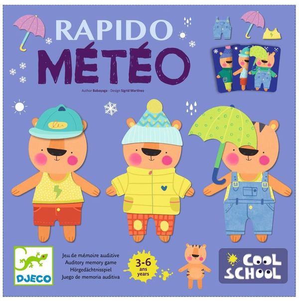  «Навчальна гра Djeco Рапідо Метео (DJ08527)», бренда Djeco - фото №1
