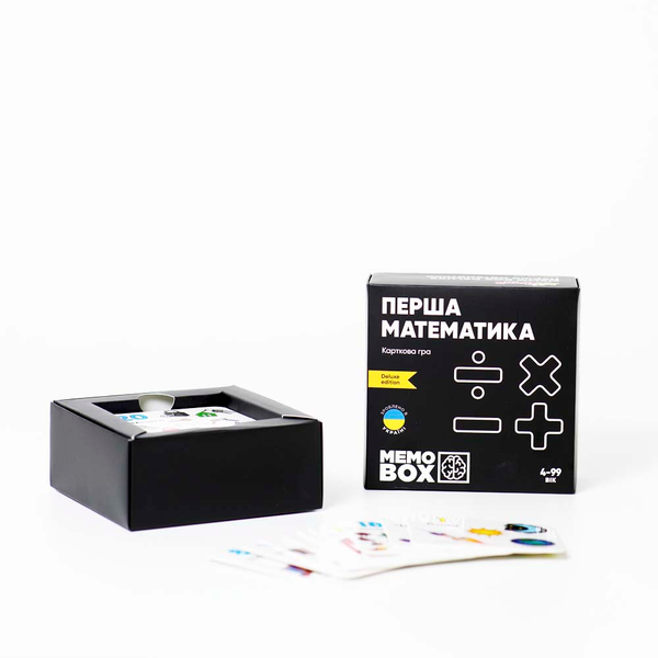  «Настільна гра JoyBand MemoBox Delux Перша математика (MBD101)», бренда JoyBand - фото №1