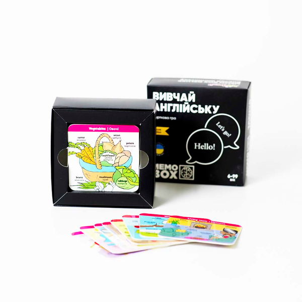  «Настільна гра JoyBand MemoBox Delux Вивчай англійську (MBD104)», бренда JoyBand - фото №1