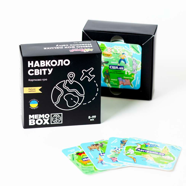  «Настільна гра JoyBand MemoBox Delux Навколо світу (MBD102)», бренда JoyBand - фото №1