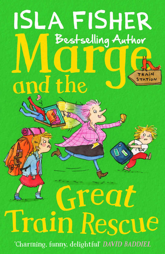 Паперова книга «Marge and the Great Train Rescue», автор Ісла Фішер - фото №1
