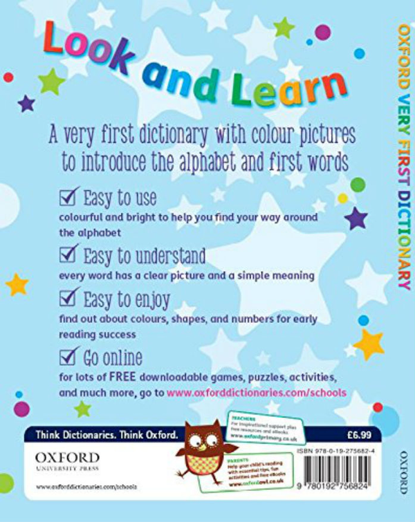 Паперова книга «Oxford Very First Dictionary», автор Клер Кіртлі - фото №1