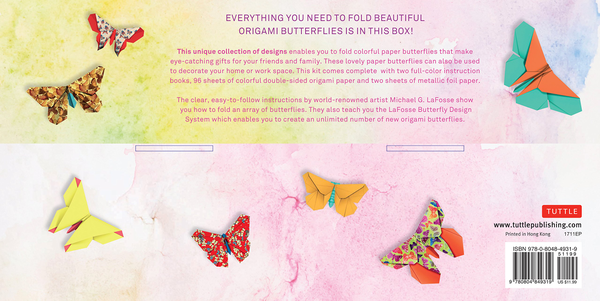 Паперова книга «Origami Butterflies Kit», авторів Майкл Г. Лафосс, Річард Л. Олександр - фото №1